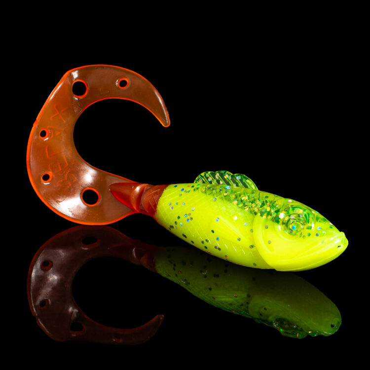 SUPERFISH 4 TWISTER TAIL TRICOLOR VC SRT4-VC063-B (4 szt.)