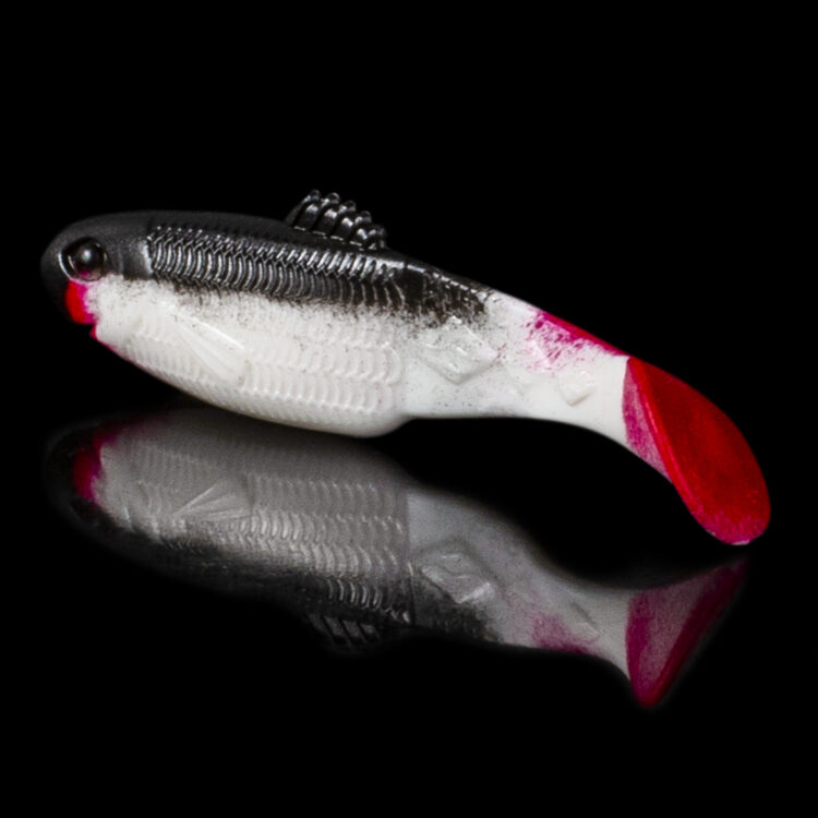 DIAMOND SHAD 2,5 RED TAIL DS25-S002R-B (4 szt.) - obrazek 3