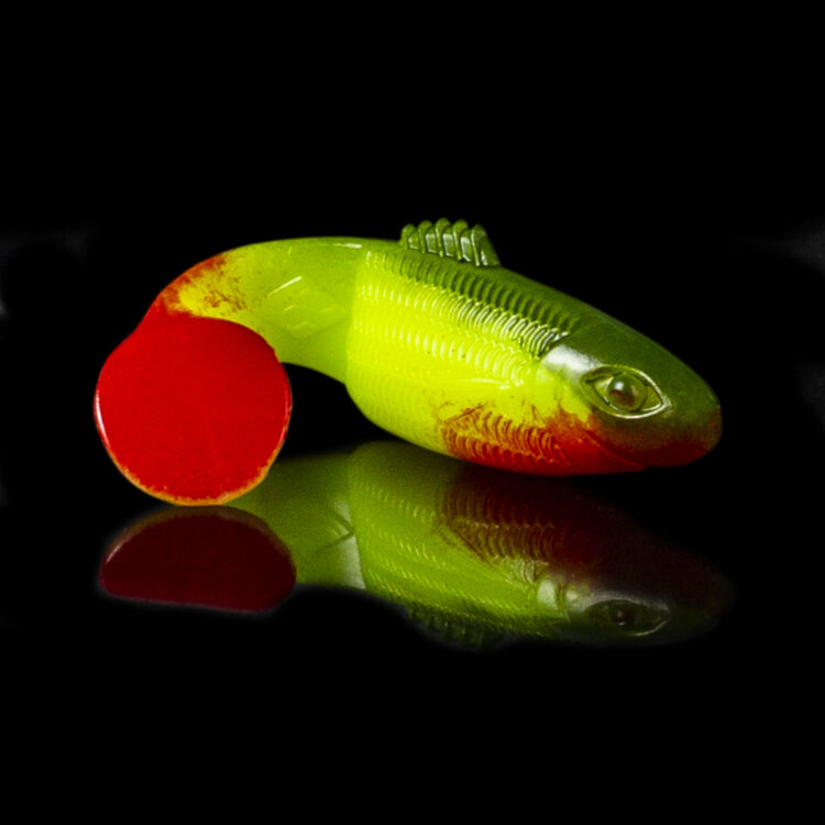DIAMOND SHAD 2,5 RED TAIL DS25-S145R-B (4 szt.) - obrazek 2