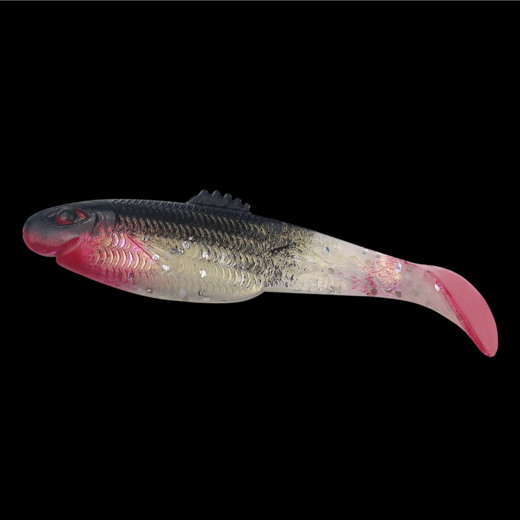 DIAMOND SHAD 2,5 RED TAIL DS25-S050R-B (4 szt.)