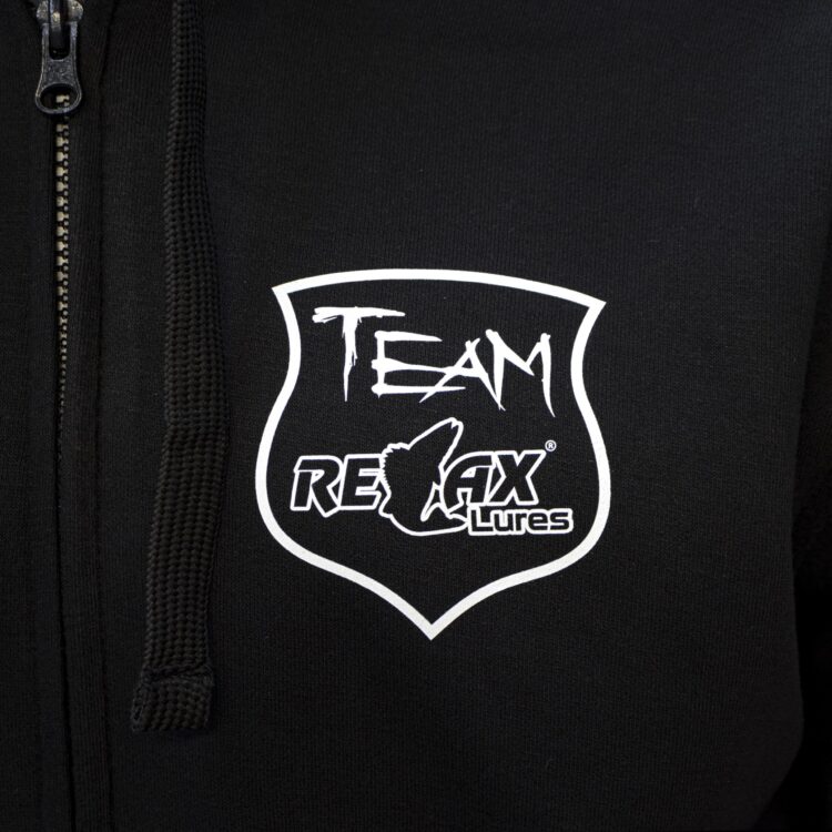 Bluza Zip Hoodie TeamRELAX czarna - obrazek 3