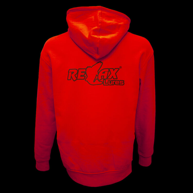 Bluza Zip Hoodie TeamRELAX czerwona - obrazek 2