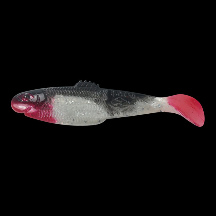 DIAMOND SHAD 2,5 RED TAIL DS25-S032R-B (4 szt.)