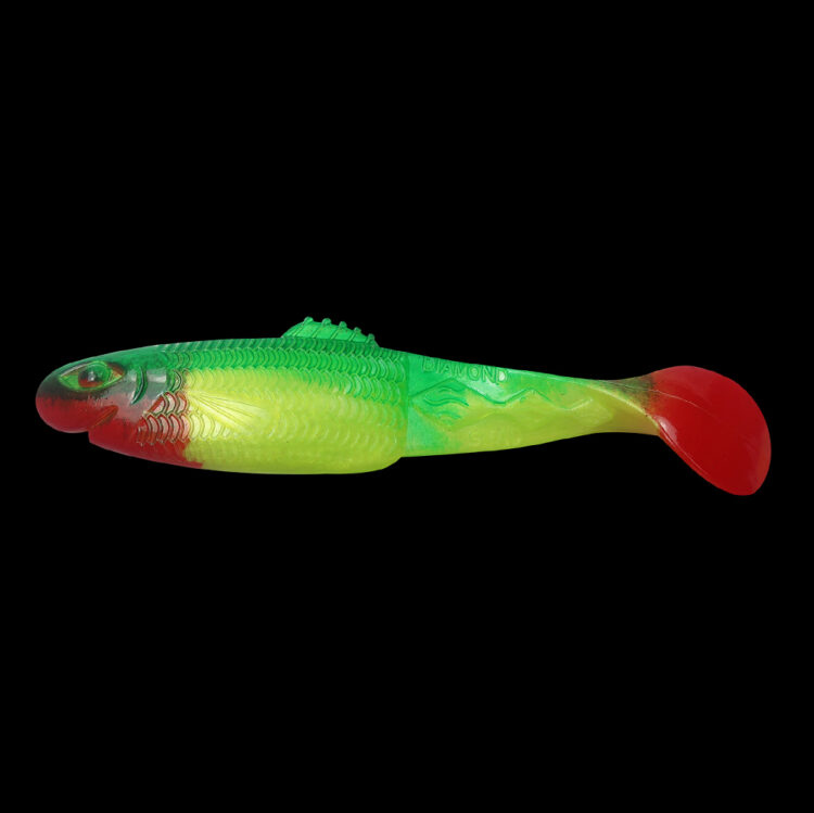 DIAMOND SHAD 3 RED TAIL DS3-S083R-B (4 szt.)